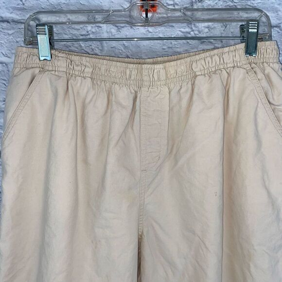 Classic elements 100% cotton embroidered pull on capri pants sz L 14/16 - Picture 6 of 10